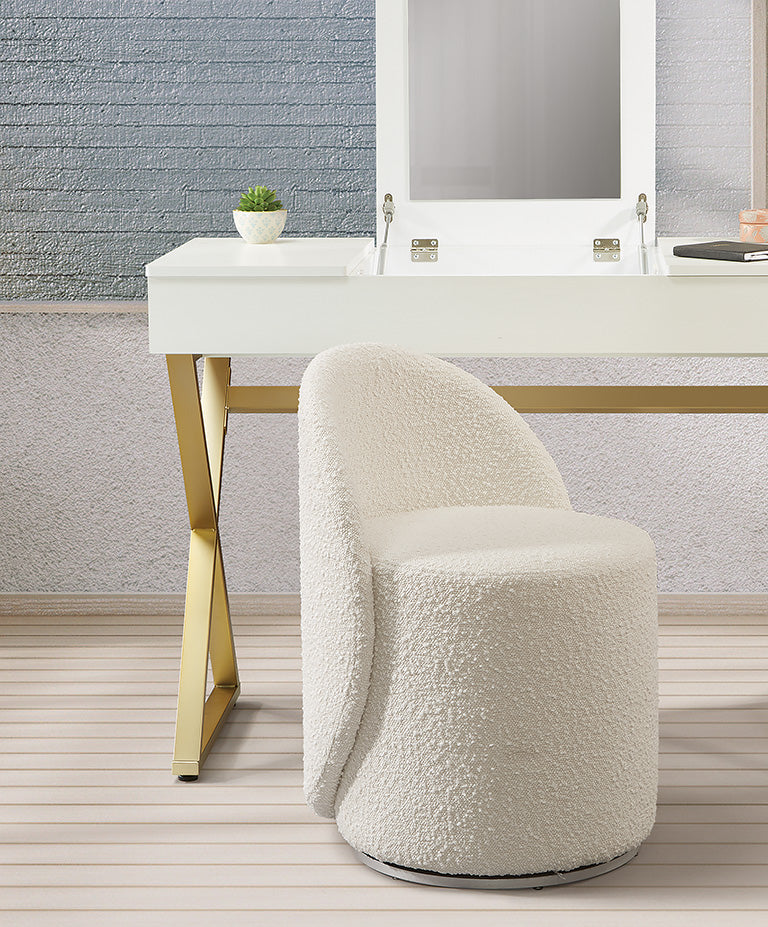 Office Star Lystra Swivel Vanity Chair [LYSAS]