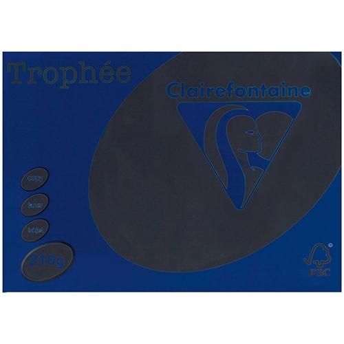 A4 210gsm Trophee Card Black x 100's Pack