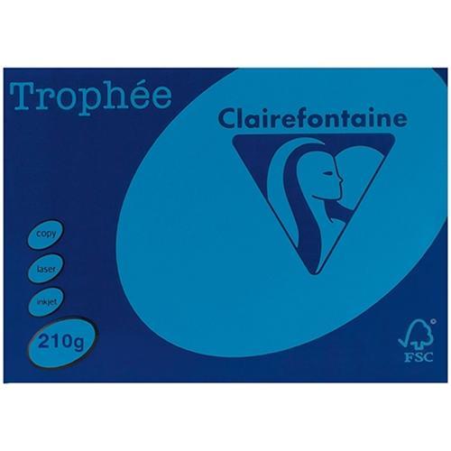 A4 210gsm Trophee Card Bright Blue x 100's Pack