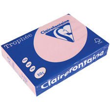 A4 80gsm Trophee Paper Pastel Pink x 500's Pack