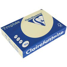 A4 80gsm Trophee Paper Pastel Yellow x 500's Pack